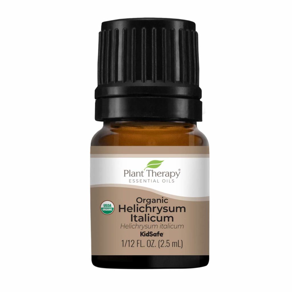 Helichrysum essential oil helps stop bleeding.