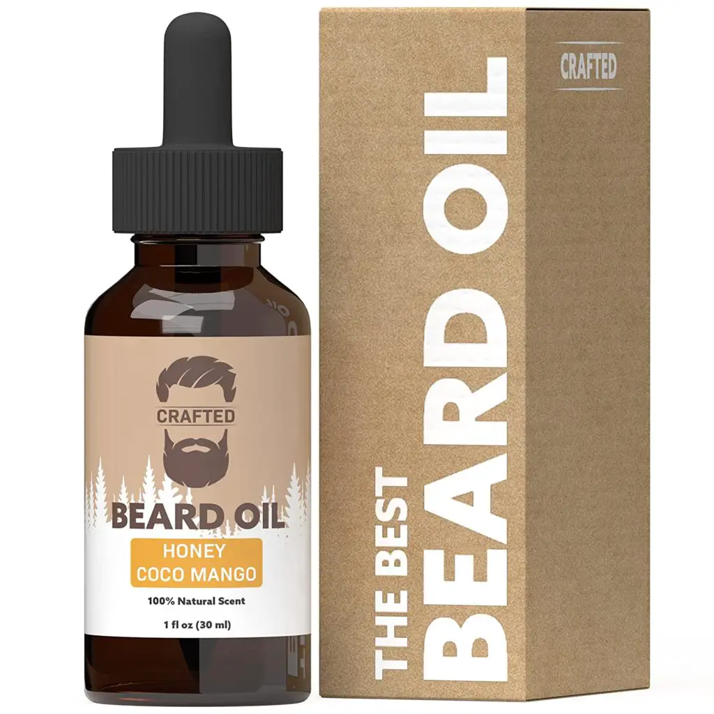 Best beard oil for men with essential oils that smell like honey.