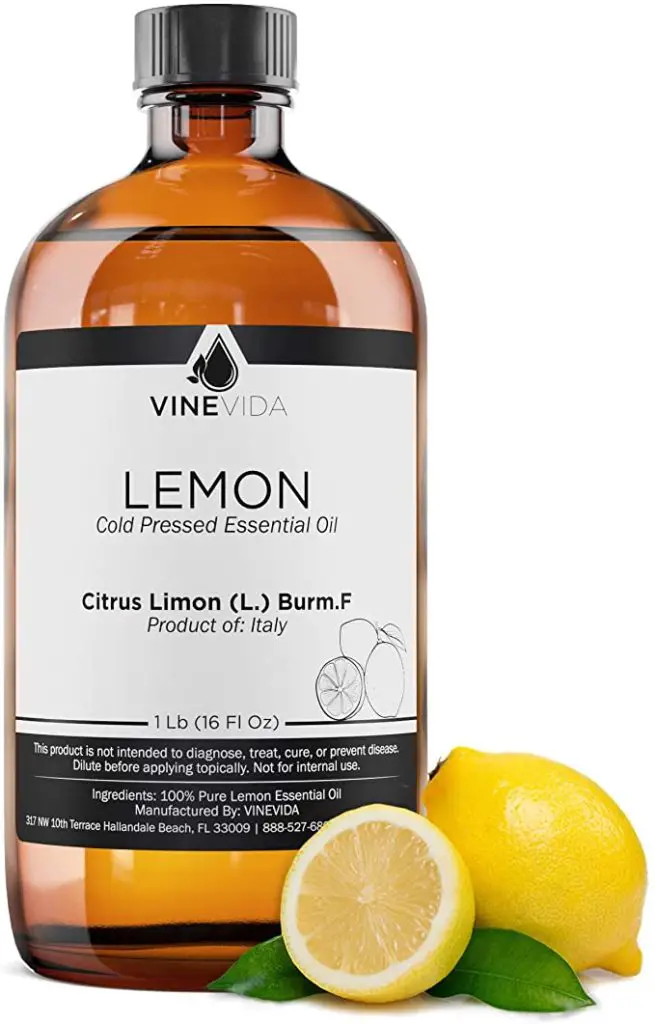 How much vitamin C in a Lemon essential oil.