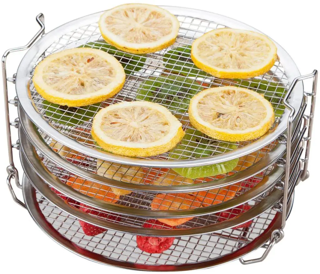 Dehydrate fruit naturally for healthy snacks.
